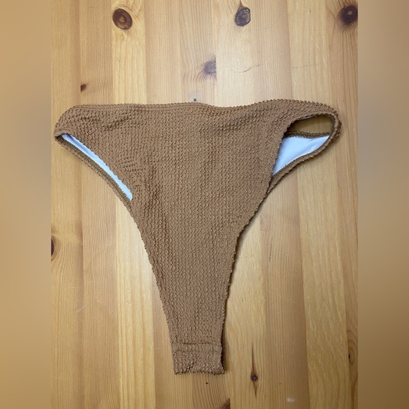 NEW Never Worn SHEIN Crinkle Cut Out High Waisted Bikini - Picture 4 of 7